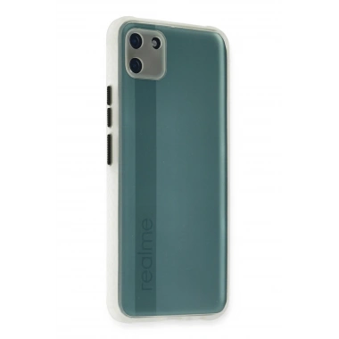 Mey İthalat® Realme C11 Kılıf Miami Şeffaf Silikon - Şeffaf