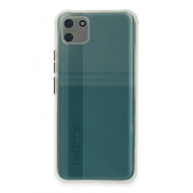 Mey İthalat® Realme C11 Kılıf Miami Şeffaf Silikon - Şeffaf