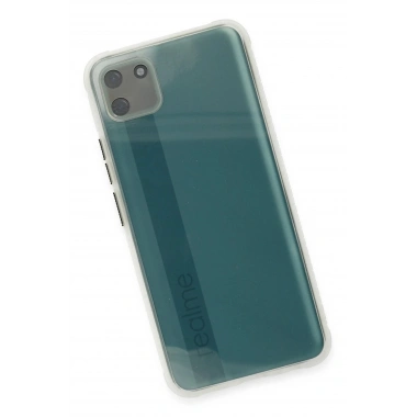 Mey İthalat® Realme C11 Kılıf Miami Şeffaf Silikon - Şeffaf