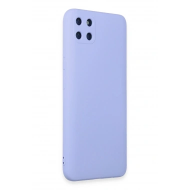 Mey İthalat®  Realme C11 Kılıf Nano içi Kadife Silikon - Lila