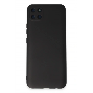 Mey İthalat®  Realme C11 Kılıf Nano içi Kadife Silikon - Siyah