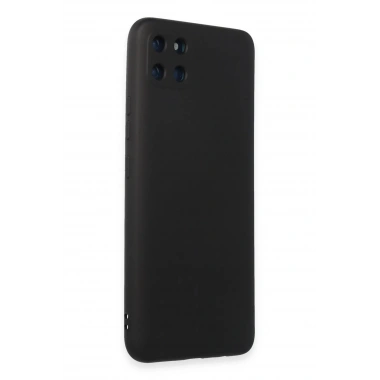 Mey İthalat®  Realme C11 Kılıf Nano içi Kadife Silikon - Siyah