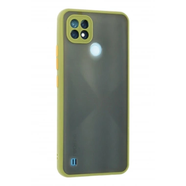 Mey İthalat®  Realme C21 Kılıf Montreal Silikon Kapak - Açık Yeşil
