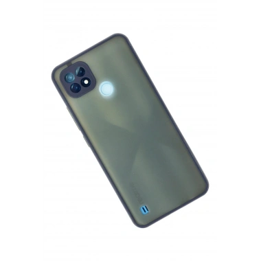 Mey İthalat®  Realme C21 Kılıf Montreal Silikon Kapak - Lacivert