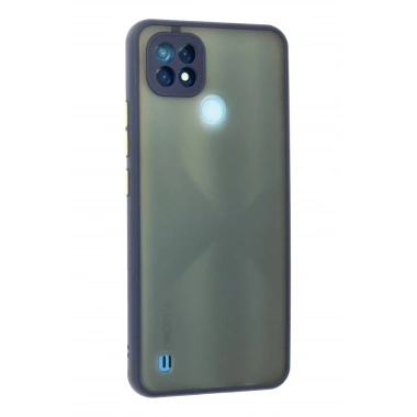 Mey İthalat®  Realme C21 Kılıf Montreal Silikon Kapak - Lacivert