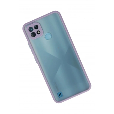 Mey İthalat®  Realme C21 Kılıf Montreal Silikon Kapak - Mor