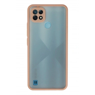 Mey İthalat®  Realme C21 Kılıf Montreal Silikon Kapak - Pembe