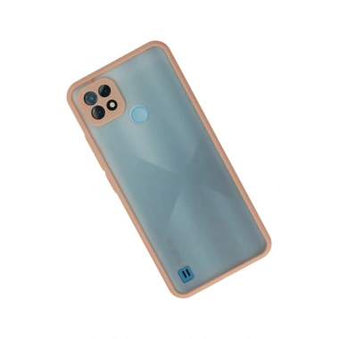 Mey İthalat®  Realme C21 Kılıf Montreal Silikon Kapak - Pembe