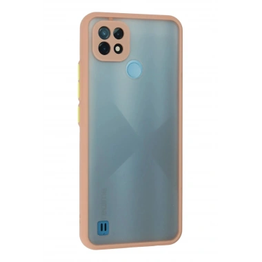 Mey İthalat®  Realme C21 Kılıf Montreal Silikon Kapak - Pembe