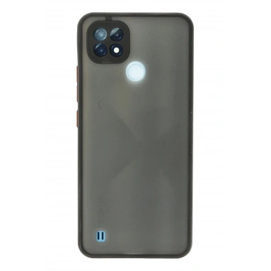 Mey İthalat®  Realme C21 Kılıf Montreal Silikon Kapak - Siyah