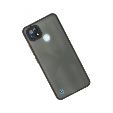 Mey İthalat®  Realme C21 Kılıf Montreal Silikon Kapak - Siyah
