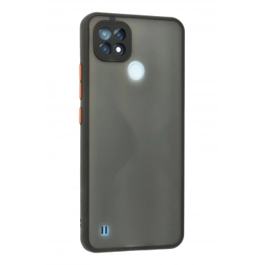 Mey İthalat®  Realme C21 Kılıf Montreal Silikon Kapak - Siyah