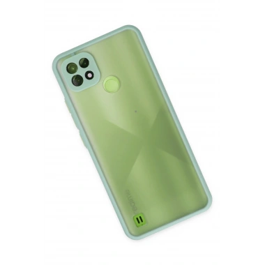 Mey İthalat®  Realme C21 Kılıf Montreal Silikon Kapak - Turkuaz