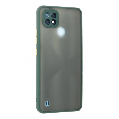 Mey İthalat®  Realme C21 Kılıf Montreal Silikon Kapak - Yeşil