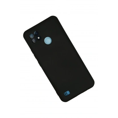 Mey İthalat®  Realme C21 Kılıf Nano içi Kadife Silikon - Siyah