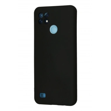 Mey İthalat®  Realme C21 Kılıf Nano içi Kadife Silikon - Siyah