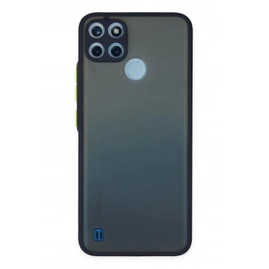 Mey İthalat®  Realme C21Y Kılıf Montreal Silikon Kapak - Lacivert