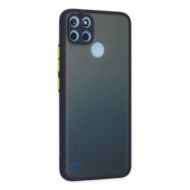 Mey İthalat®  Realme C21Y Kılıf Montreal Silikon Kapak - Lacivert