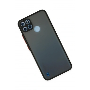 Mey İthalat®  Realme C21Y Kılıf Montreal Silikon Kapak - Siyah