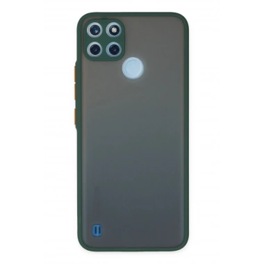 Mey İthalat®  Realme C21Y Kılıf Montreal Silikon Kapak - Yeşil