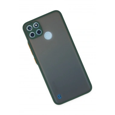Mey İthalat®  Realme C21Y Kılıf Montreal Silikon Kapak - Yeşil