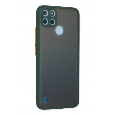 Mey İthalat®  Realme C21Y Kılıf Montreal Silikon Kapak - Yeşil