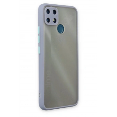 Mey İthalat®  Realme C25 Kılıf Montreal Silikon Kapak - Gri