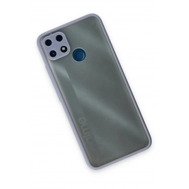Mey İthalat®  Realme C25 Kılıf Montreal Silikon Kapak - Gri