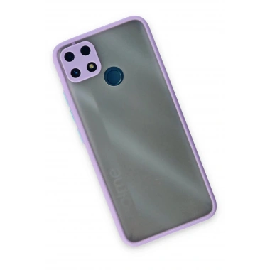 Mey İthalat®  Realme C25 Kılıf Montreal Silikon Kapak - Mor