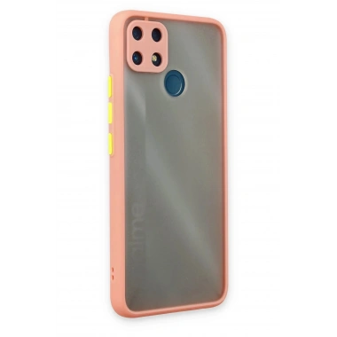 Mey İthalat®  Realme C25 Kılıf Montreal Silikon Kapak - Pembe