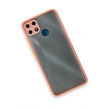 Mey İthalat®  Realme C25 Kılıf Montreal Silikon Kapak - Pembe