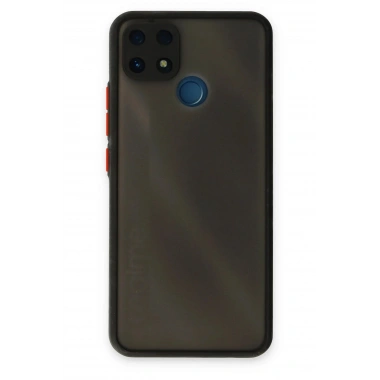 Mey İthalat®  Realme C25 Kılıf Montreal Silikon Kapak - Siyah