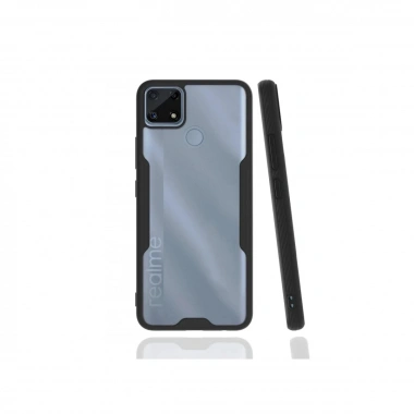 Mey İthalat®  Realme C25 Kılıf Platin Silikon - Siyah