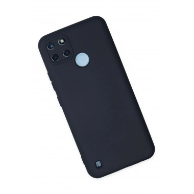 Mey İthalat®  Realme C25Y Kılıf Nano içi Kadife Silikon - Lacivert