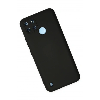 Mey İthalat®  Realme C25Y Kılıf Nano içi Kadife Silikon - Siyah