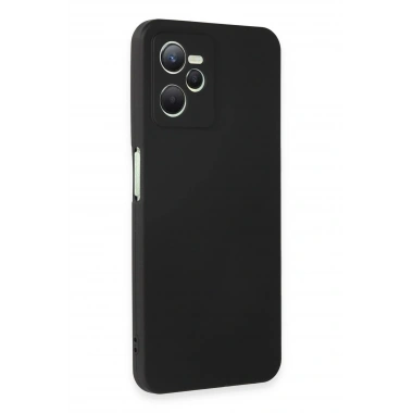 Mey İthalat®  Realme C35 Kılıf First Silikon - Siyah