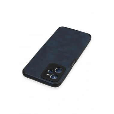 Mey İthalat® Realme C35 Kılıf Loop Deri Silikon - Lacivert