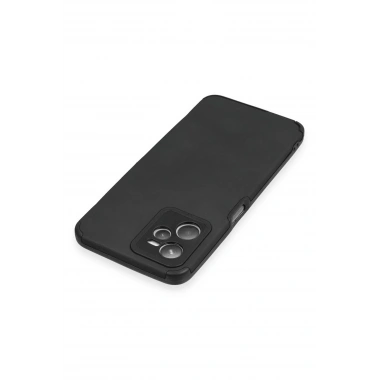 Mey İthalat® Realme C35 Kılıf Loop Deri Silikon - Siyah