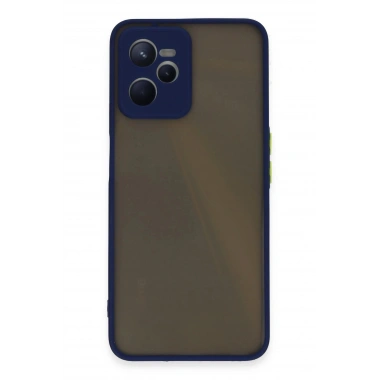 Mey İthalat®  Realme C35 Kılıf Montreal Silikon Kapak - Lacivert