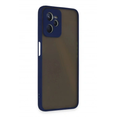 Mey İthalat®  Realme C35 Kılıf Montreal Silikon Kapak - Lacivert