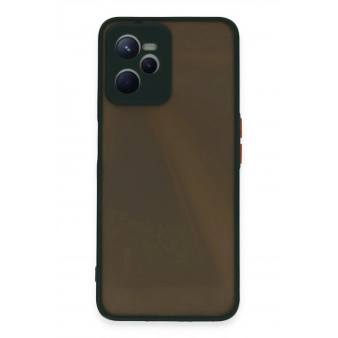 Mey İthalat®  Realme C35 Kılıf Montreal Silikon Kapak - Yeşil