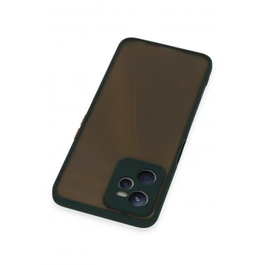 Mey İthalat®  Realme C35 Kılıf Montreal Silikon Kapak - Yeşil