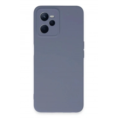 Mey İthalat®  Realme C35 Kılıf Nano içi Kadife Silikon - Gri