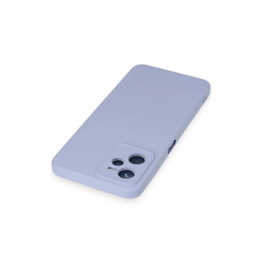 Mey İthalat®  Realme C35 Kılıf Nano içi Kadife Silikon - Lila