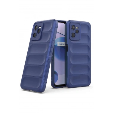 Mey İthalat®  Realme C35 Kılıf Optimum Silikon - Lacivert