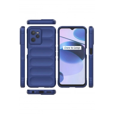 Mey İthalat®  Realme C35 Kılıf Optimum Silikon - Lacivert