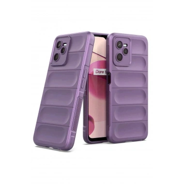 Mey İthalat®  Realme C35 Kılıf Optimum Silikon - Mor
