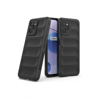Mey İthalat®  Realme C35 Kılıf Optimum Silikon - Siyah