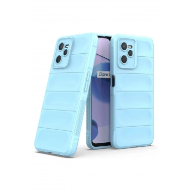 Mey İthalat®  Realme C35 Kılıf Optimum Silikon - Sky Blue