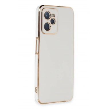 Mey İthalat®  Realme C35 Kılıf Volet Silikon - Beyaz